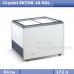 Морозильний лар з прямим склом Crystal ЕКТОР 16 SGL